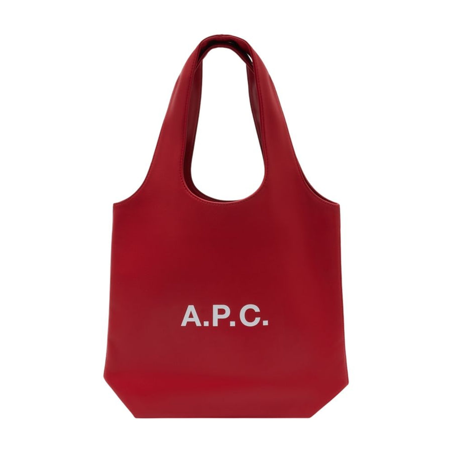 A.P.C. Cotton tote bag in red
