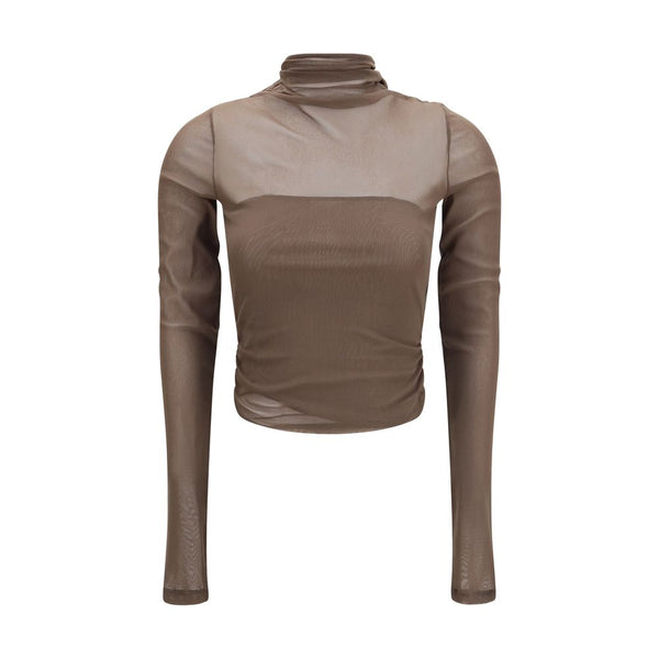 Lemaire 100% Polyamide bodysuit in brown