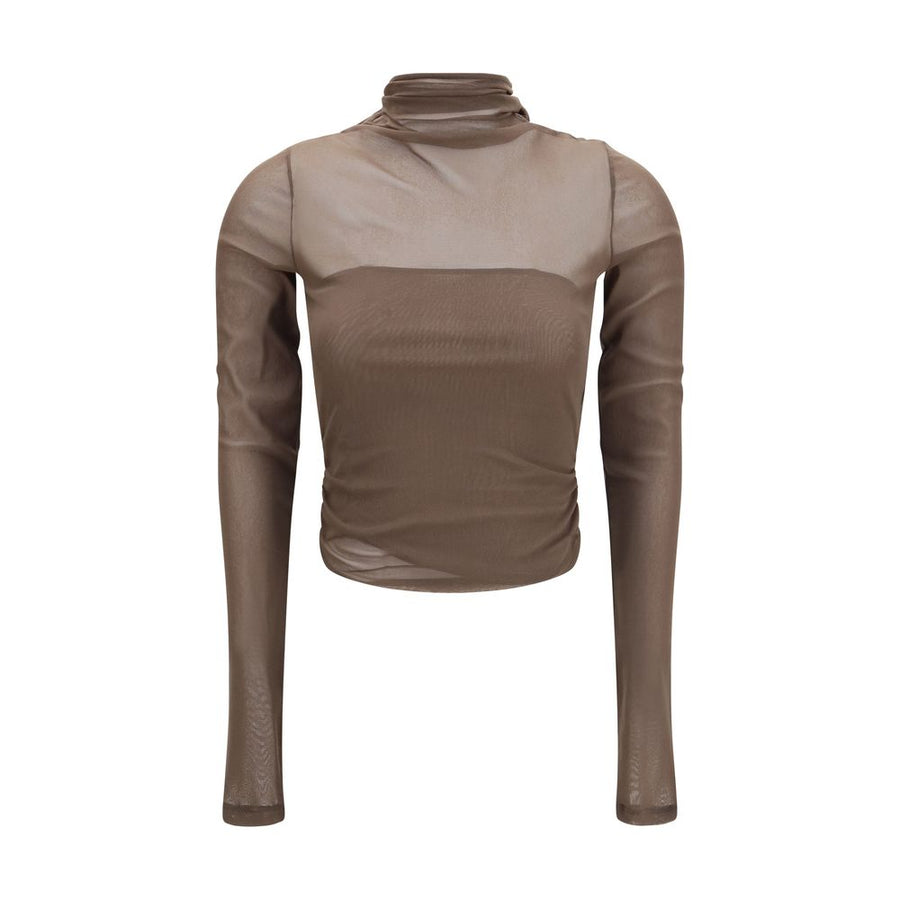 Lemaire 100% Polyamide bodysuit in brown