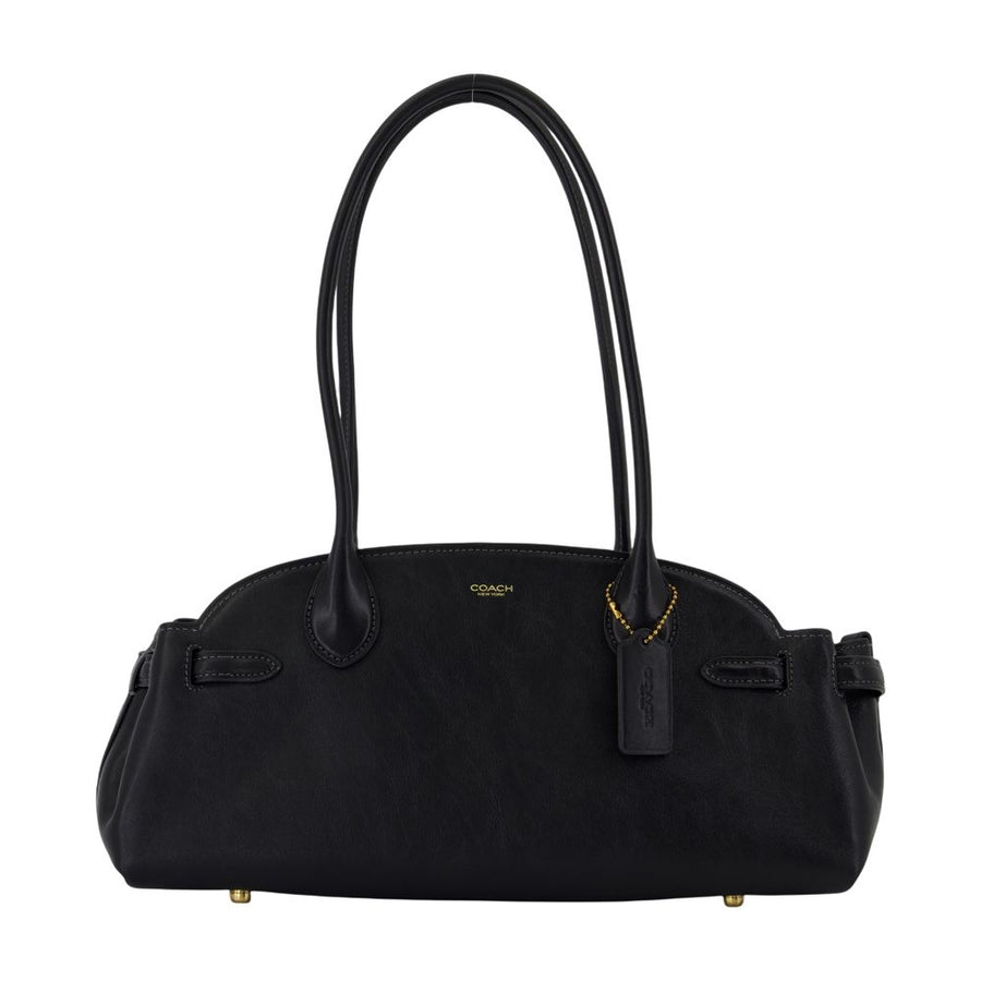 Coach Cowhide shoulder bag in black
