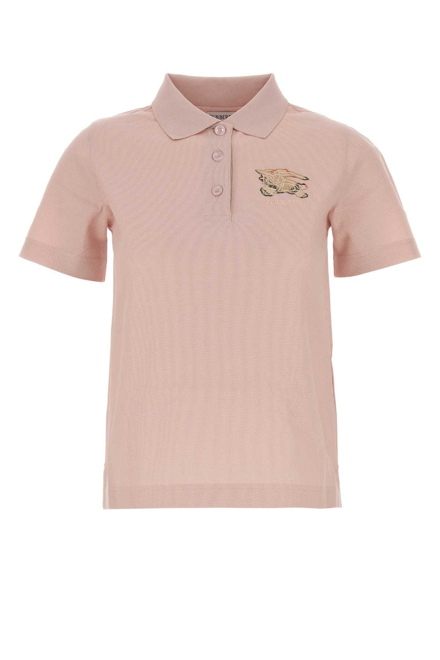 Burberry 100% Cotton polo shirt in pink