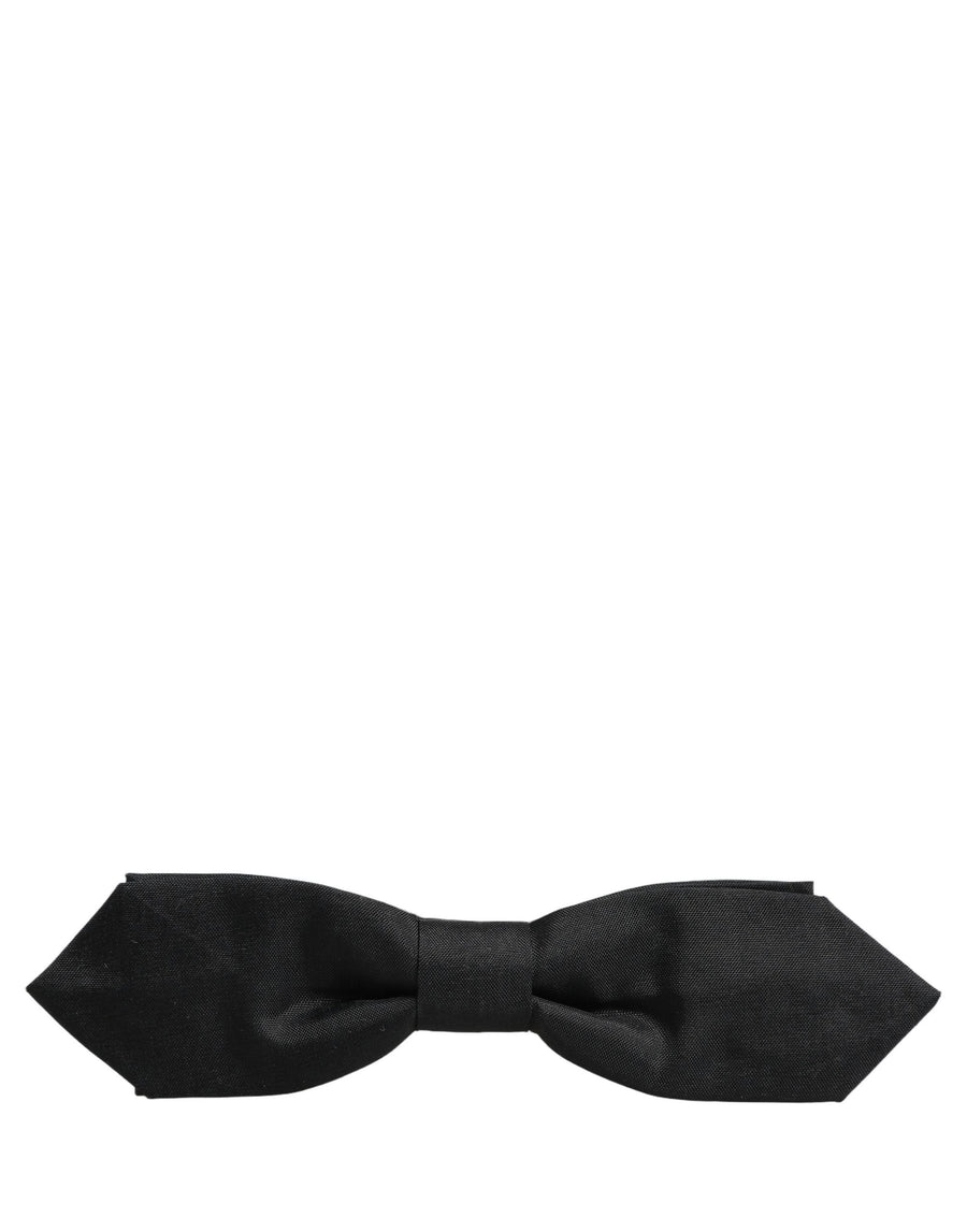 Dolce & Gabbana 38% Silk bow tie in black