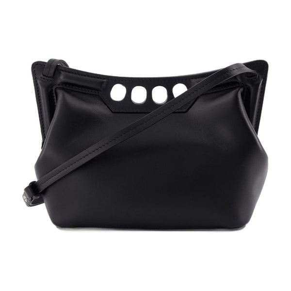Alexander McQueen Calfskin crossbody bag in black