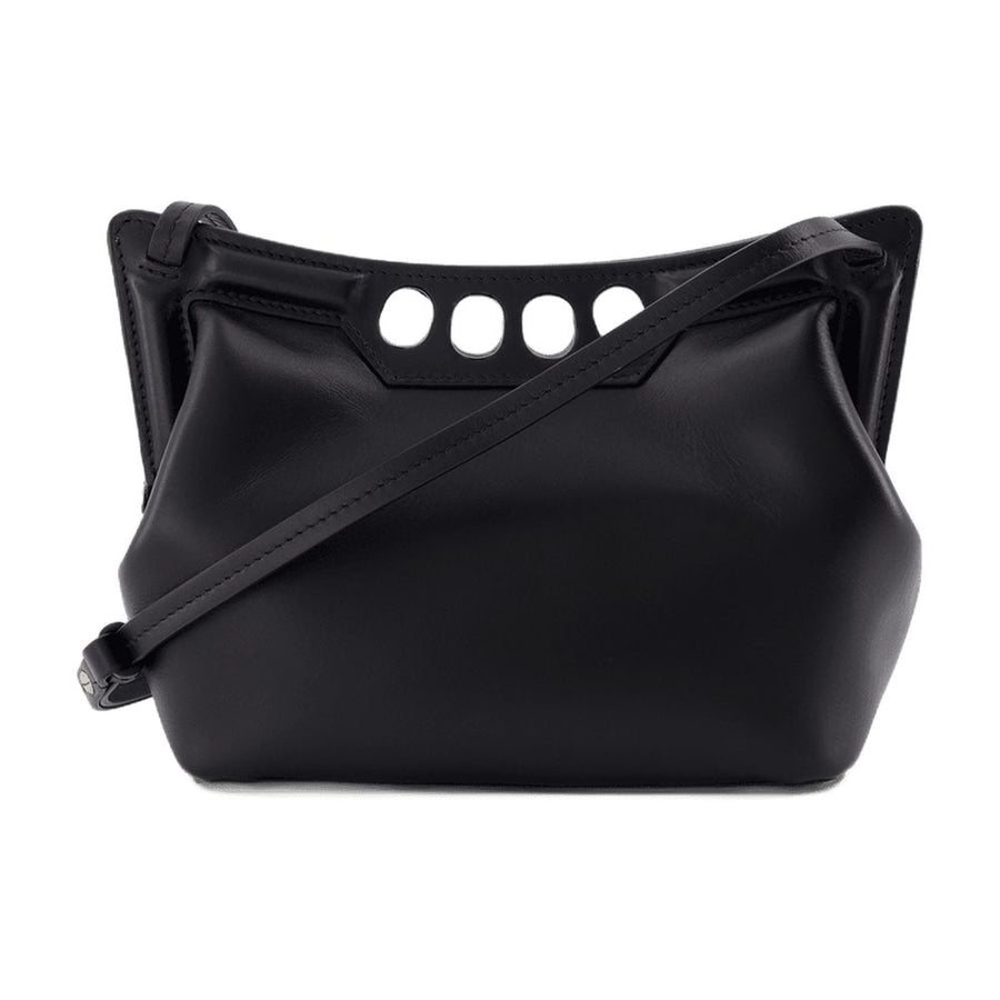 Alexander McQueen Calfskin crossbody bag in black