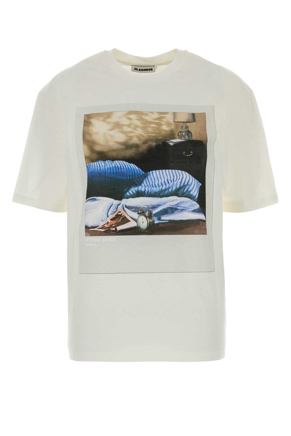 White Cotton T-Shirt Coldshadephotograph Exterior