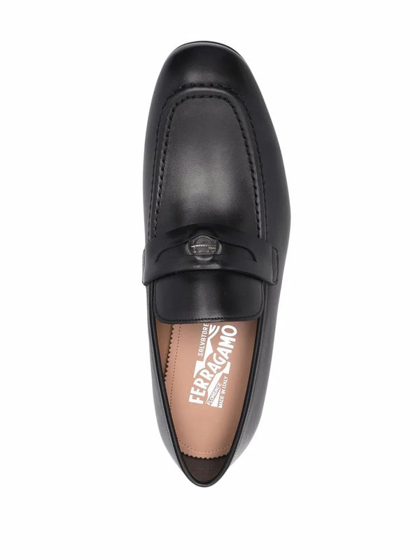 Ferragamo Calf leather loafer in black