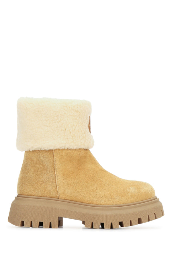Petit Aurea Mid Ankle Boots Camel Leather / Sole: Calf Stivali