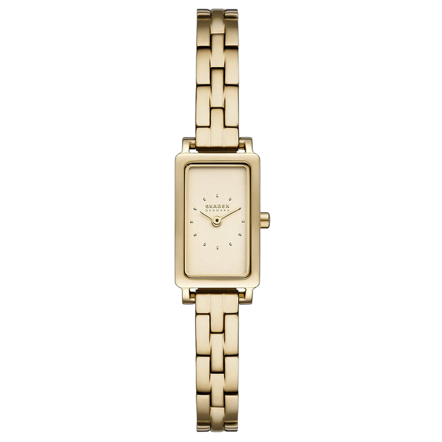Skagen Stainless steel case watch in gold