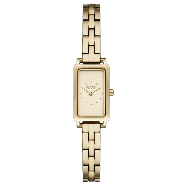 Skagen Stainless steel case watch in gold