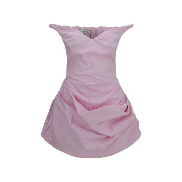 Magda Butrym 100% Cotton dress in pink
