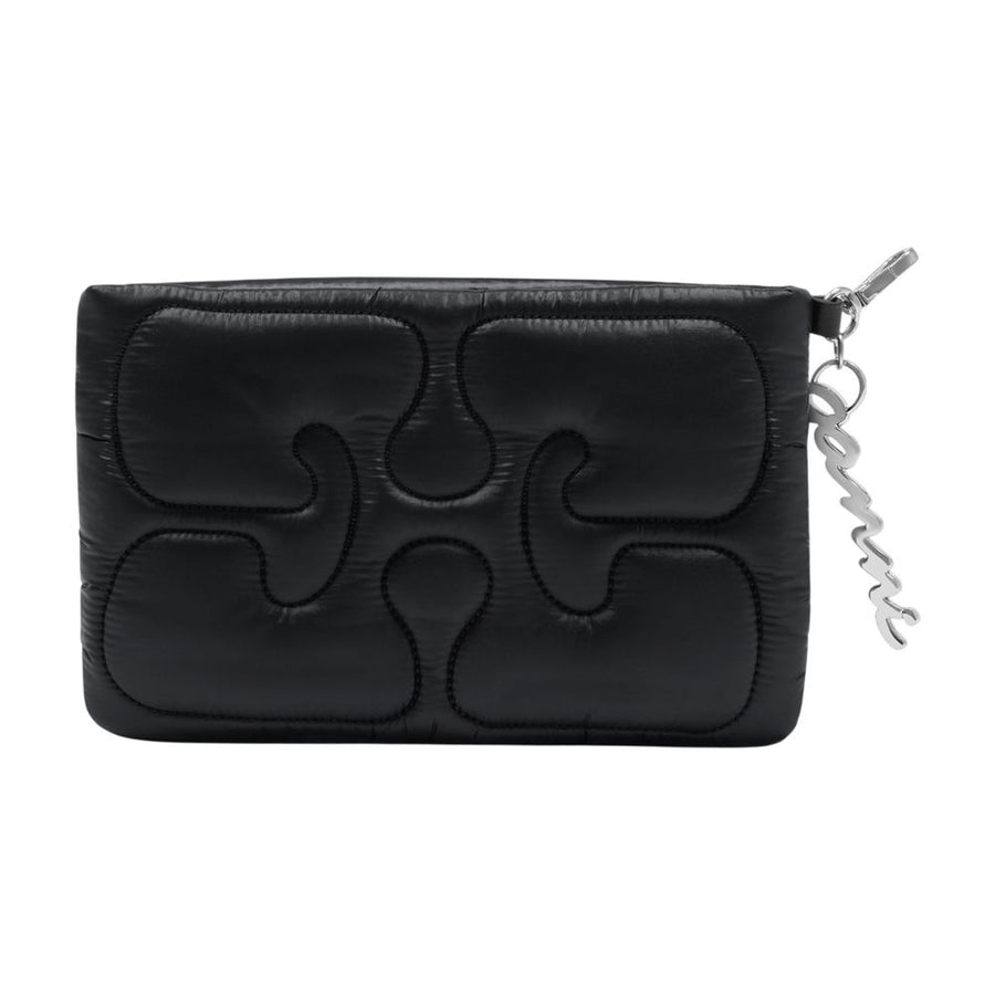 Ganni Synthetic clutch in black