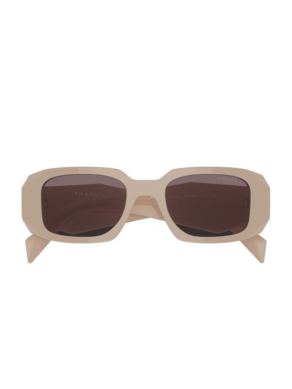 Prada 0PR Acetate frame sunglasses in beige