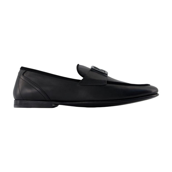Dolce&Gabbana calfskin loafer in black