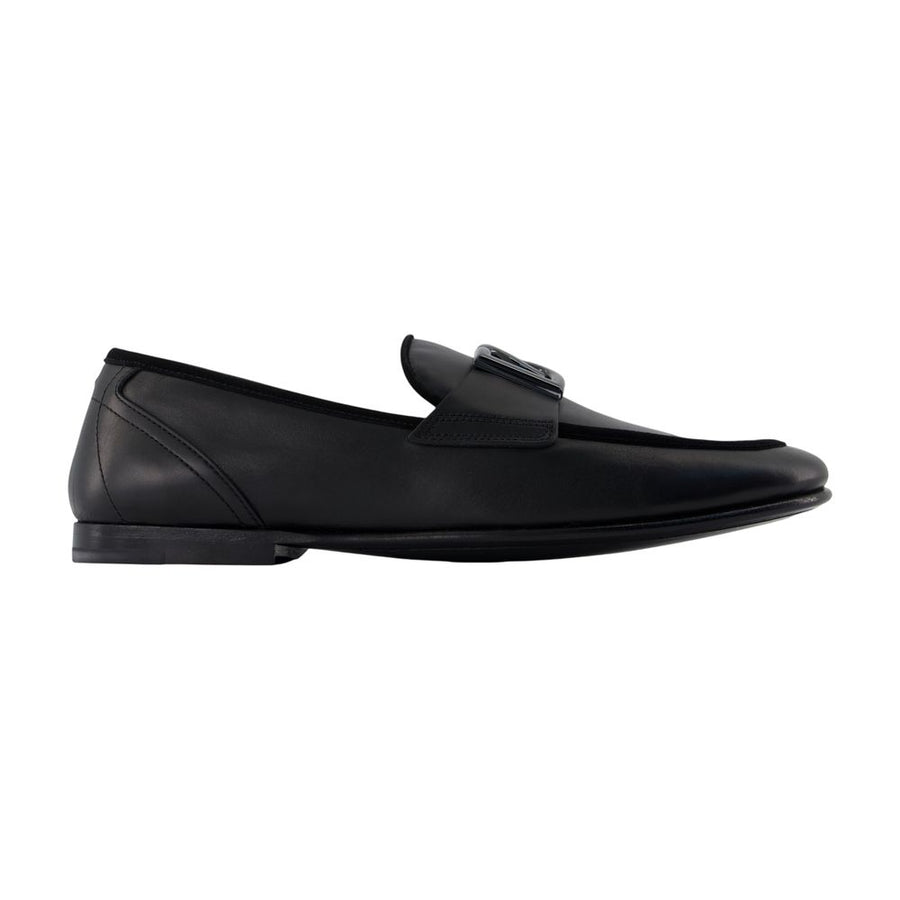Dolce&Gabbana calfskin loafer in black