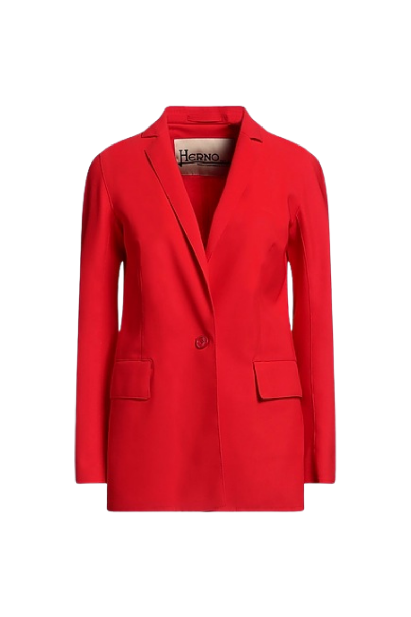 Herno 75% PA - 25% EA blazer in red