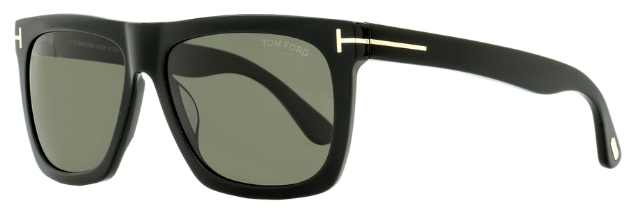 Tom Ford Tf513 Morgan Polarized Sunglasses 01d Black 57mm Ft0513 Plastic (acetate)