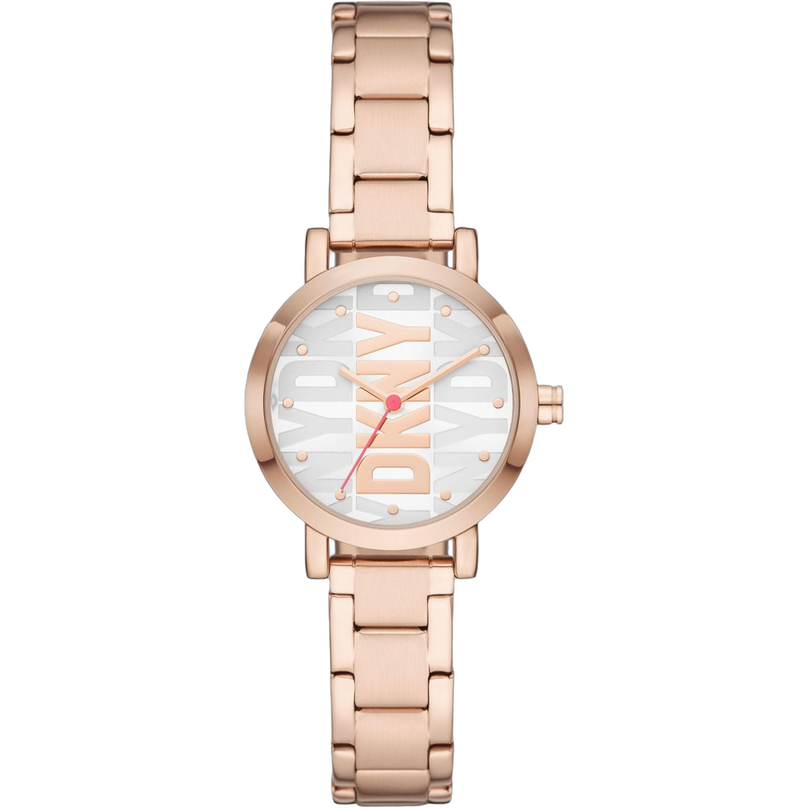 DKNY watch in rose gold
