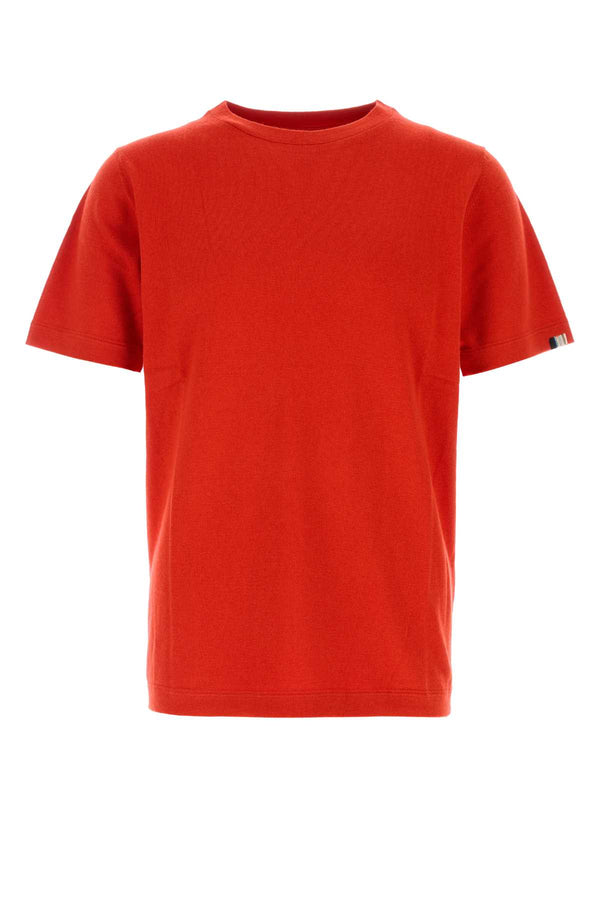 Red Knit Nâ°394 T-Shirt Tomato Exterior: Cotton Cashmere Maglieria