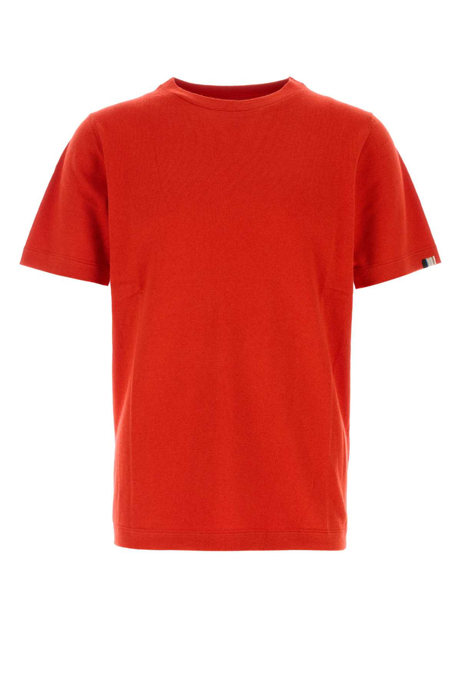 Red Knit Nâ°394 T-Shirt Tomato Exterior: Cotton Cashmere Maglieria