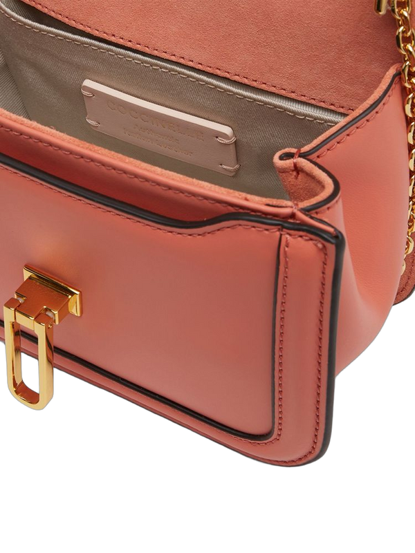 Coccinelle 100% Cowhide crossbody bag in rose gold