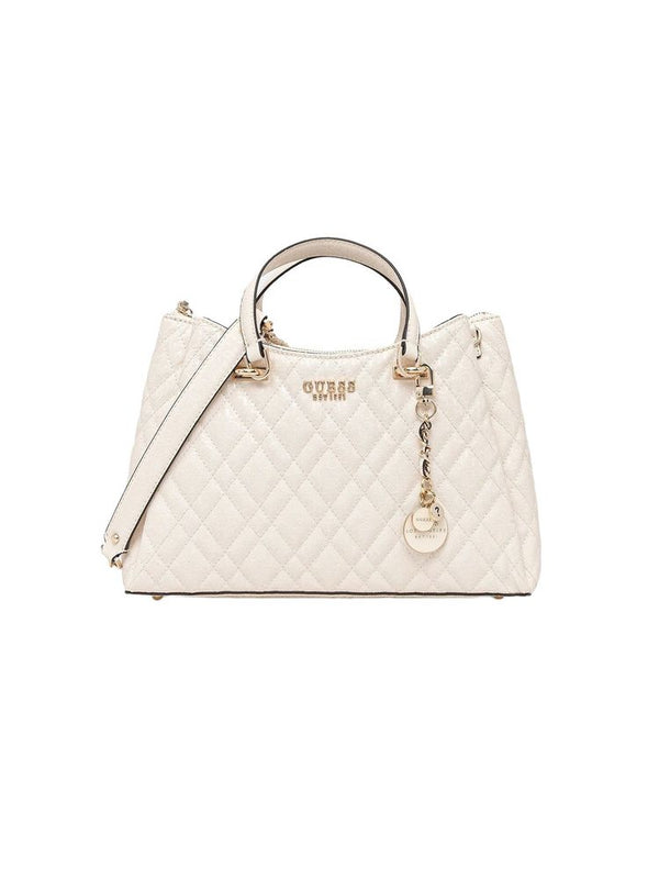 Guess 100% Polyurethane shoulder bag in white