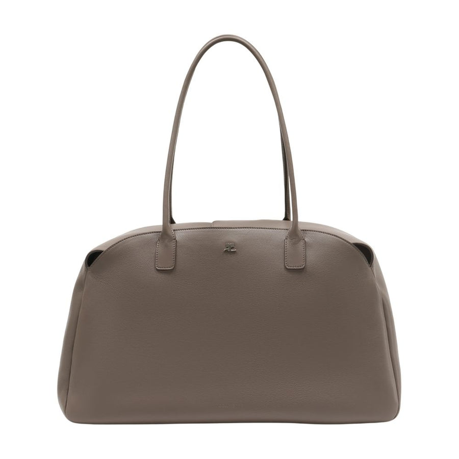 Courreges Cowhide shoulder bag in brown