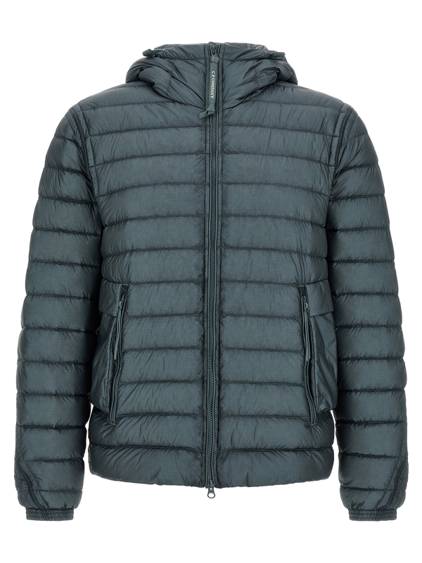 C.P. Company 100% polyamide down jacket in blue