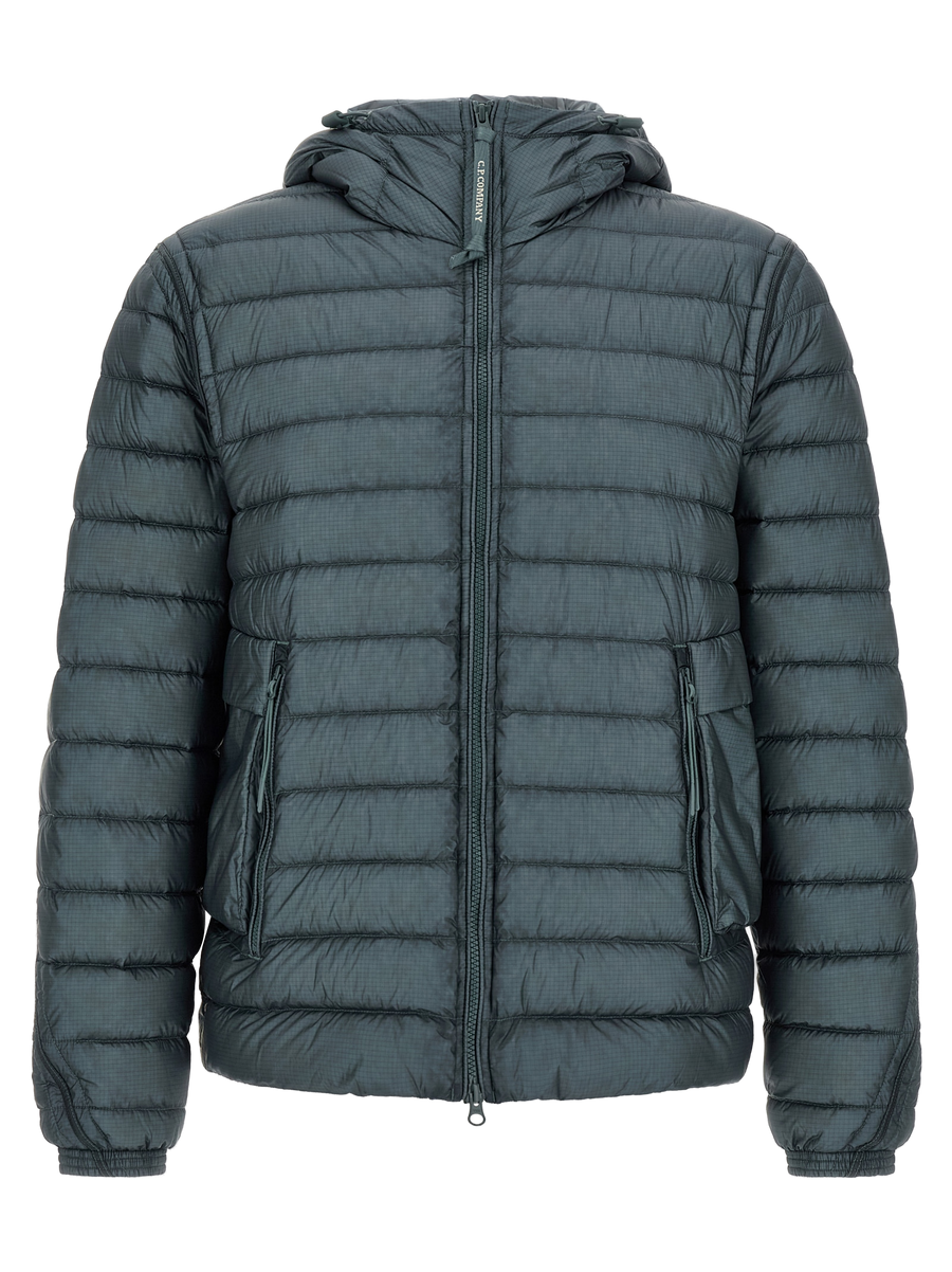 C.P. Company 100% polyamide down jacket in blue