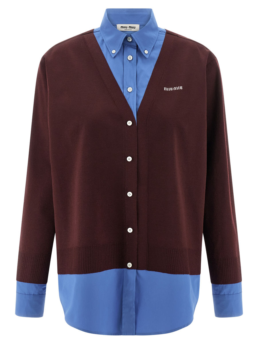 Multicolor Virgin Wool Blouse