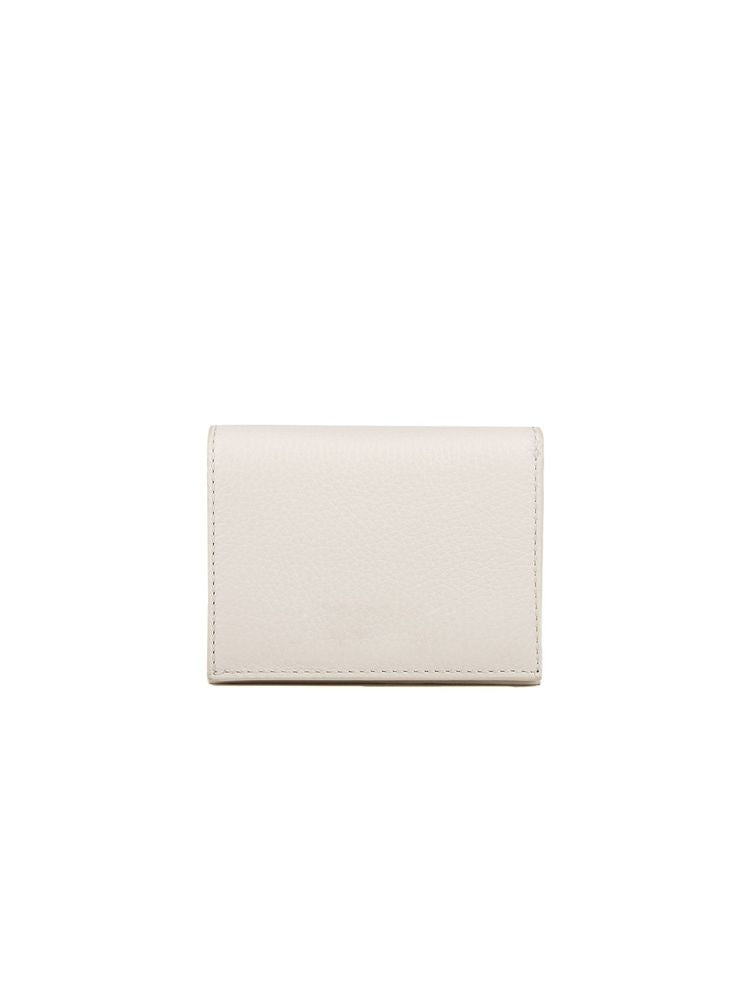 Coccinelle 100% Cowhide; Lining: 100% Polyester card case in white