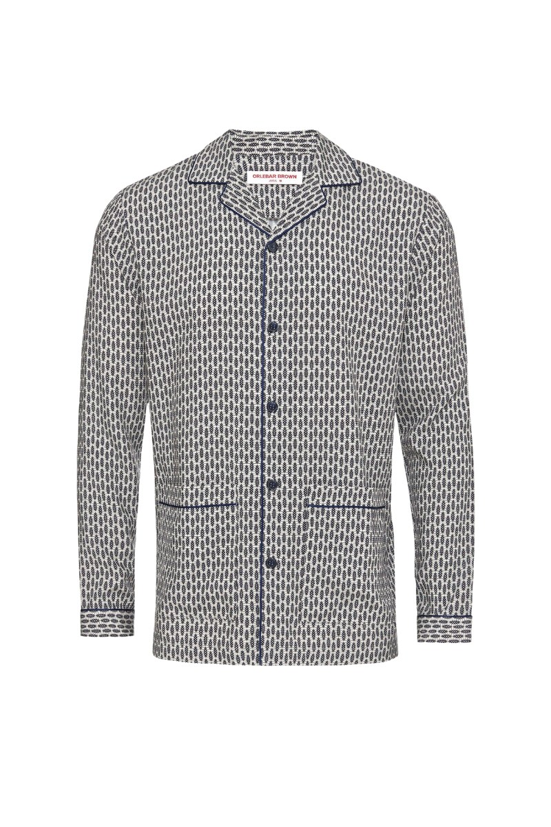 Orlebar Brown 100% Lyocell shirt in gray