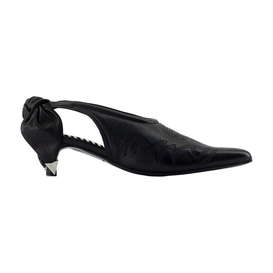 Toga Pulla calfskin mule in black