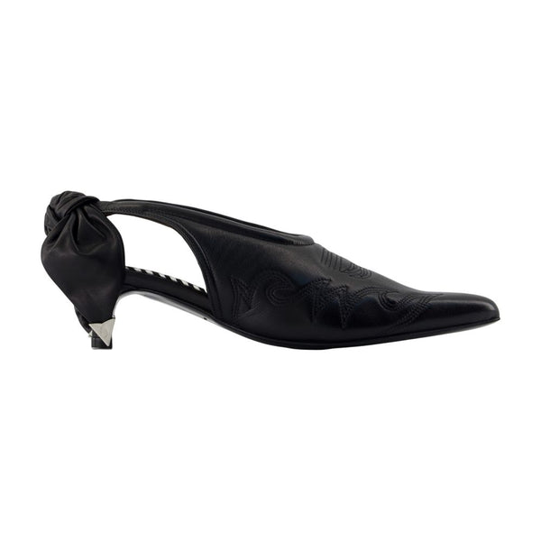 Toga Pulla calfskin mule in black
