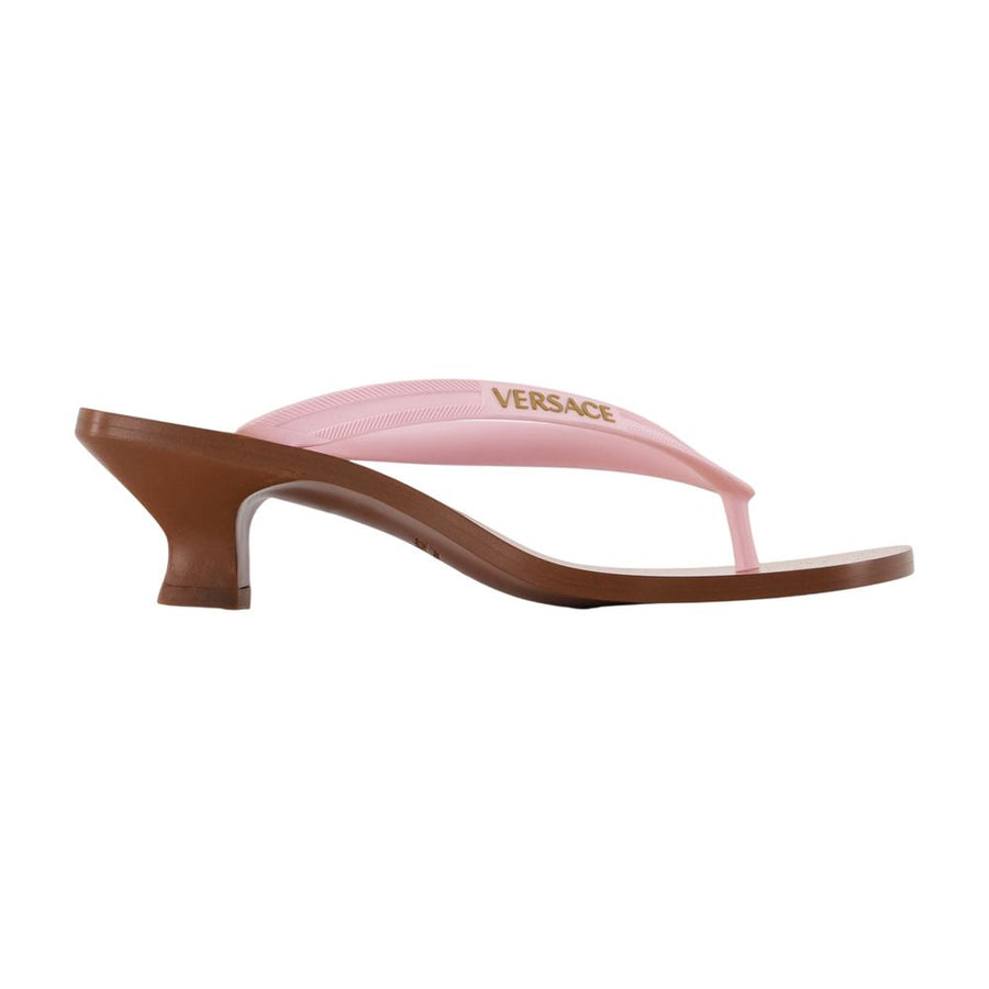 Versace Synthetic plastic mule in pink