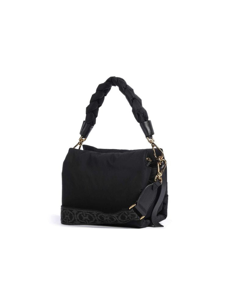 Coccinelle 70% Polyester shoulder bag in black