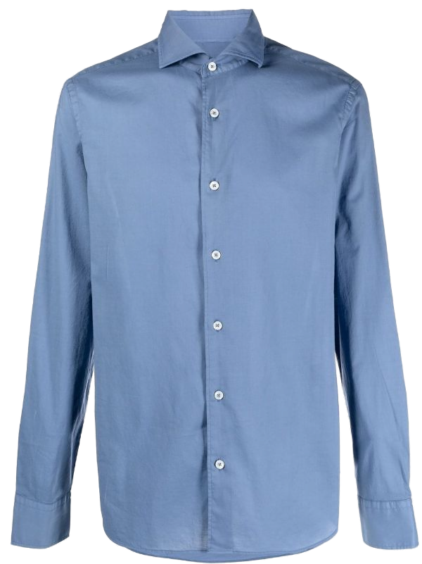 Fedeli Cotton 95% shirt in light blue