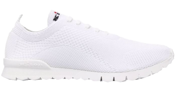 Kiton Outer: Fabric 100% sneaker in white