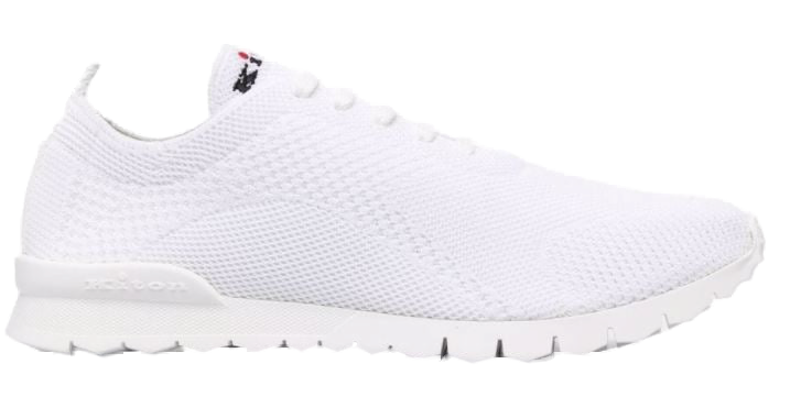 Kiton Outer: Fabric 100% sneaker in white