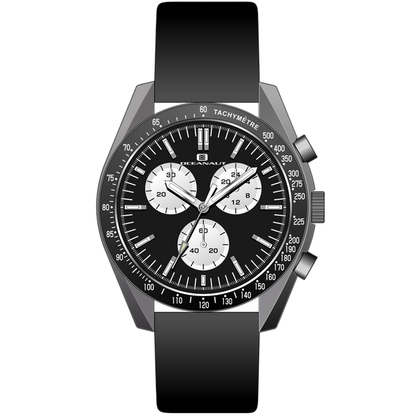 Oceanaut watch in black