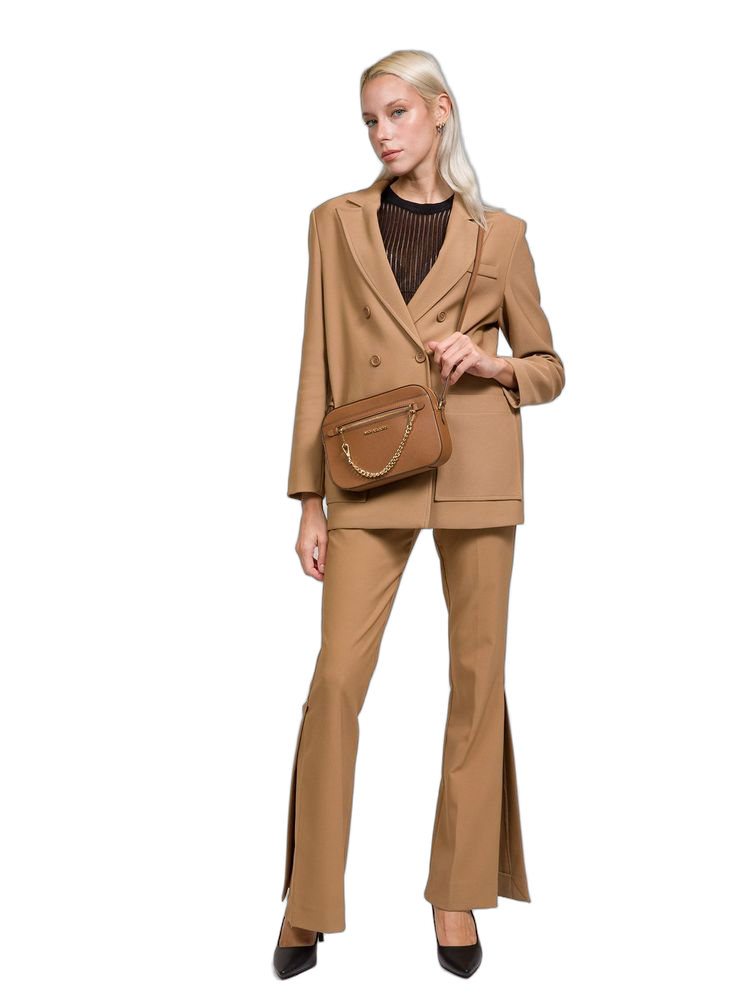 Michael Kors 100% Leather; Lining: 100% Polyester crossbody bag in brown