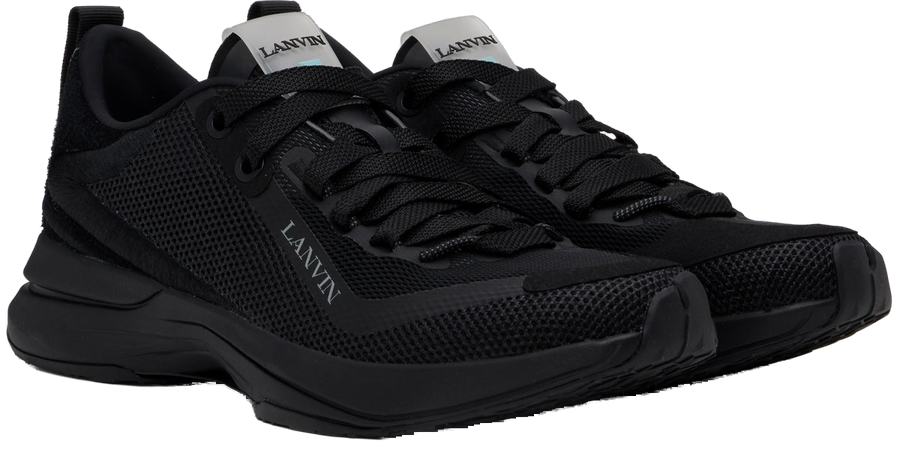 Lanvin Mesh sneaker in black