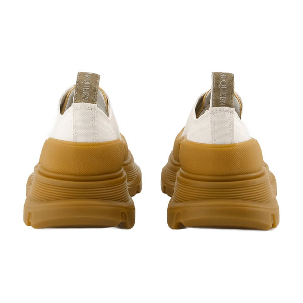 Alexander McQueen calfskin sneaker in beige