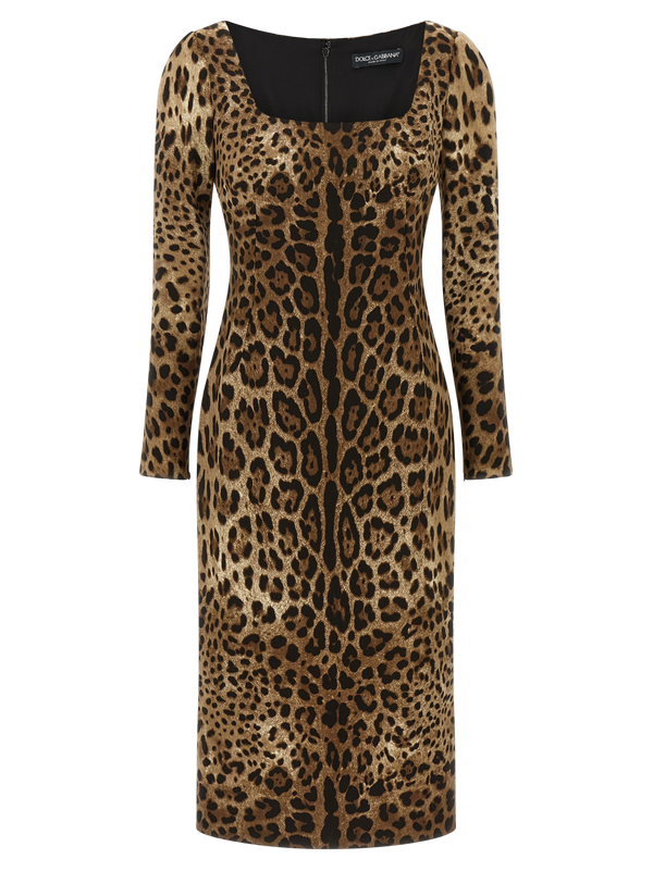 Dolce & Gabbana 95% Viscose dress in brown