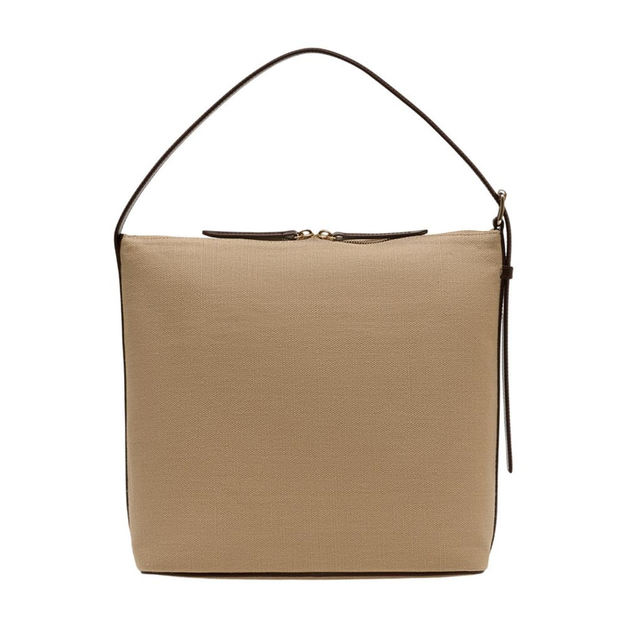 A.P.C. Calfskin shoulder bag in beige