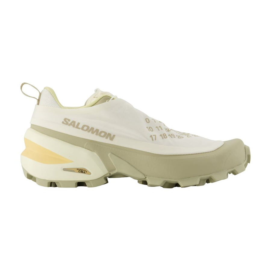 MM6 Maison Margiela Nylon sneaker in white