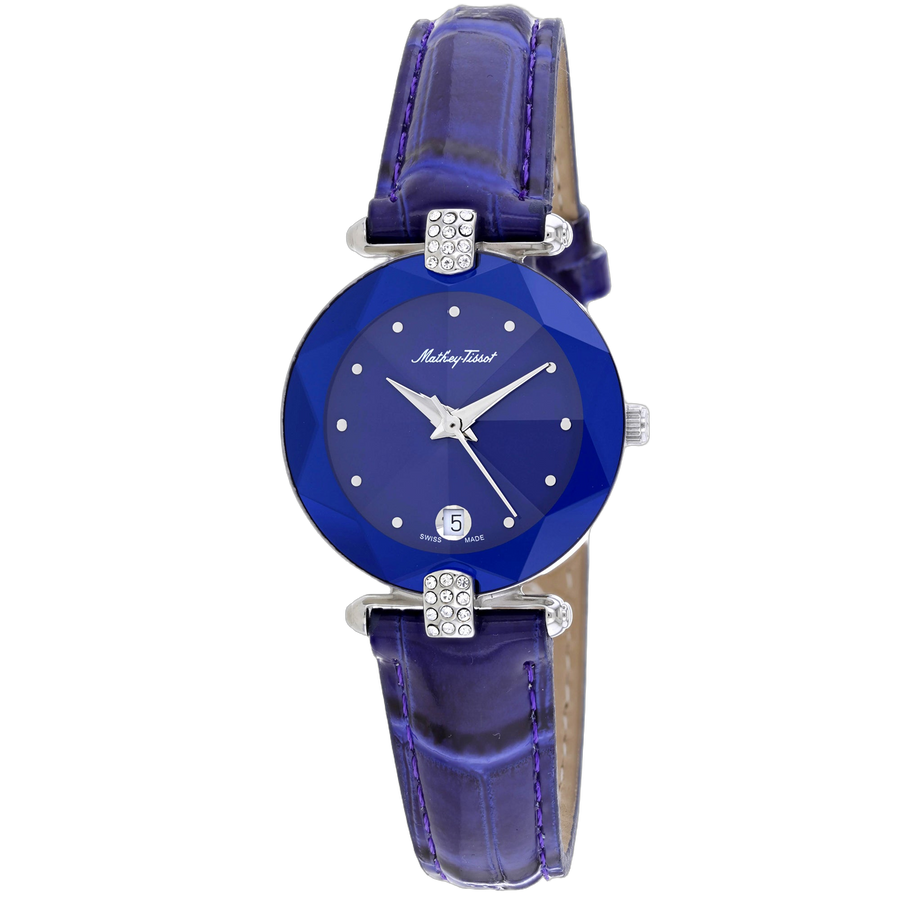 Mathey Tissot Stainless steel case watch in blue