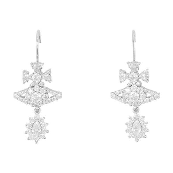 Vivienne Westwood metal earrings in silver