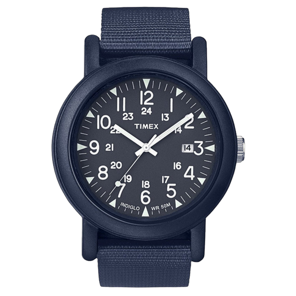 Timex watch in blue