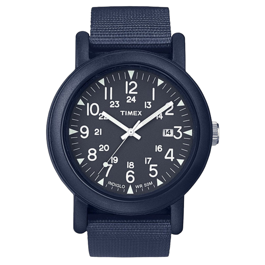 Timex watch in blue