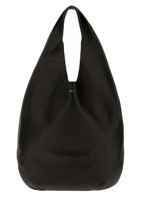 A.P.C. 100% Leather shoulder bag in black